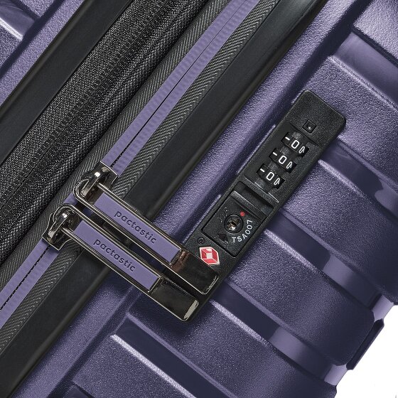 Pactastic Collection 04 THE MEDIUM + 4 Rollen Trolley M 66 cm mit Dehnfalte