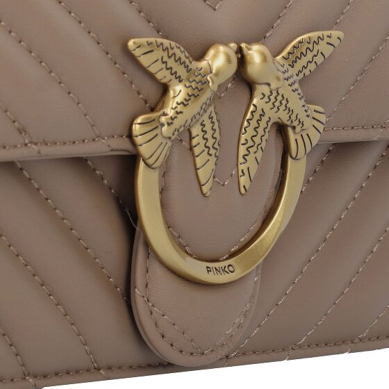 PINKO Love One Umhängetasche Leder 21 cm