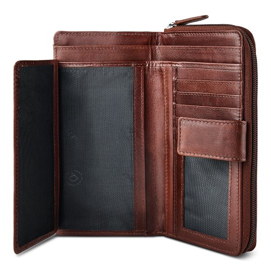 bugatti Valencia Geldbörse RFID Schutz Leder 19 cm