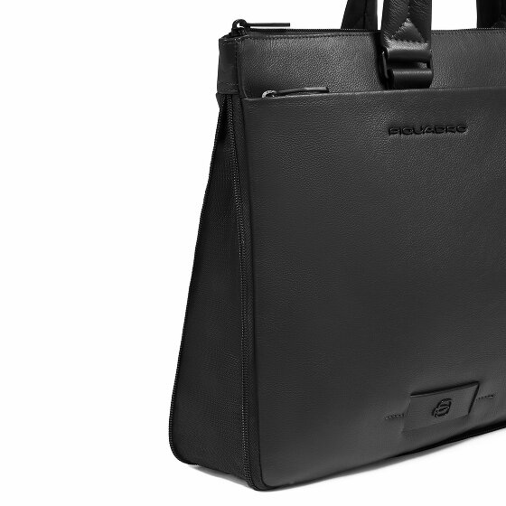 Piquadro Russel Aktentasche RFID Schutz Leder 42 cm Laptopfach
