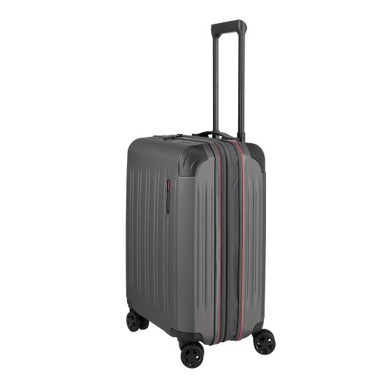 Travelite Dynamiic 4 Rollen Kabinentrolley 55 cm mit Dehnfalte
