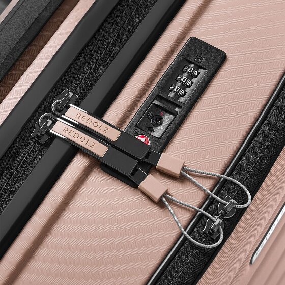 Redolz Essentials 17 4-Rollen Kabinentrolley 55 cm Soft-Pocket Laptopfach