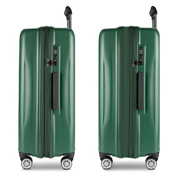 Bric's Cervia 2.0 4 Rollen Trolley L 77 cm mit Dehnfalte