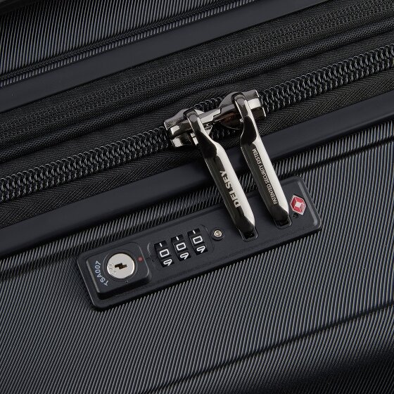 Delsey Paris Shadow 5.0 4 Rollen Trolley 76 cm mit Dehnfalte