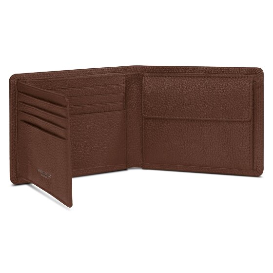 Redolz Leather Essentials QF Geldbörse RFID Leder 12 cm ausklappbar