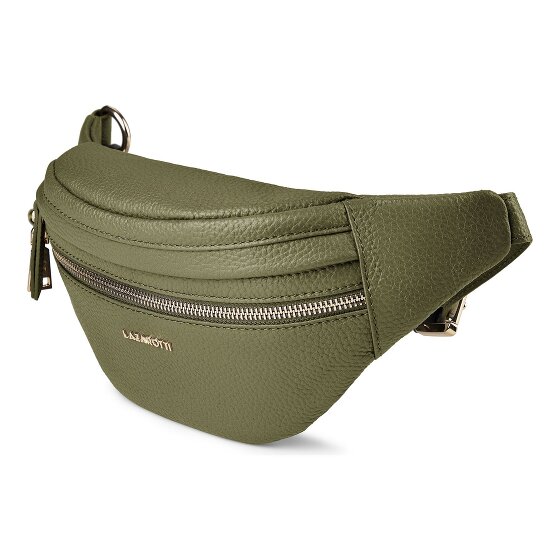 Lazarotti Bologna Leather Double-Zip Gürteltasche Crossbody Leder 25 cm
