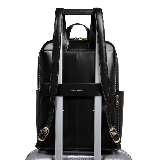 Piquadro Blue Square Daypack RFID Schutz Leder 37 cm Laptopfach