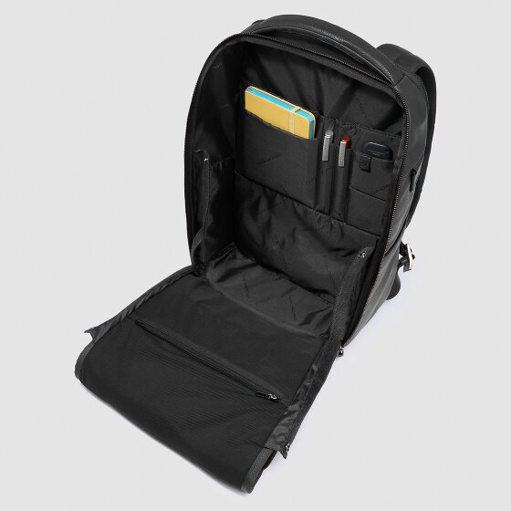 Piquadro Cronus Business-Rucksack RFID Schutz Leder 41 cm Laptopfach