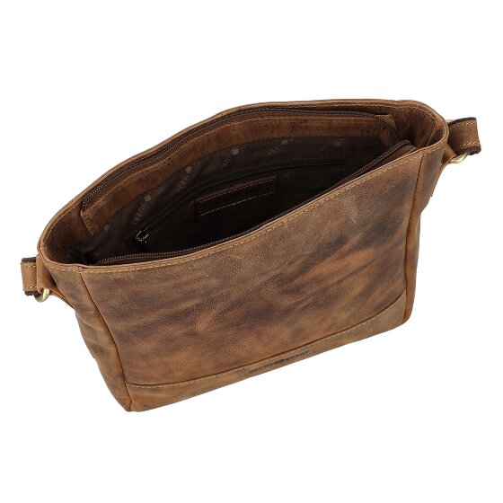 Greenburry Vintage Umhängetasche Leder 29 cm