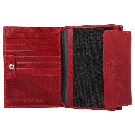 mano Donna Aurona Geldbörse RFID Leder 14 cm