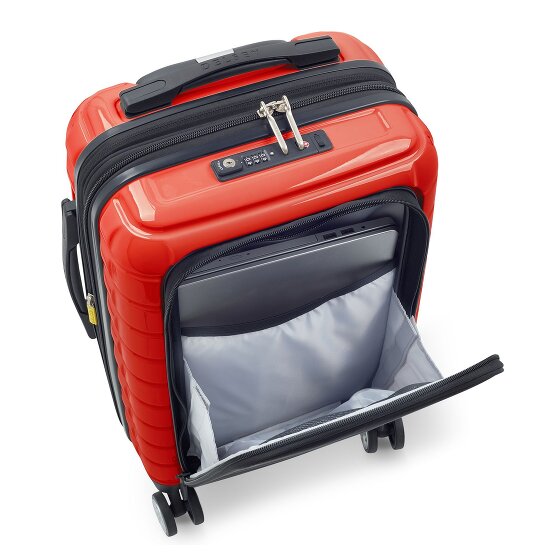 Delsey Paris Shadow 5.0 4-Rollen Kabinentrolley 55 cm Laptopfach mit Dehnfalte