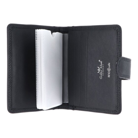 Golden Head Polo Kreditkartenetui RFID Schutz Leder 8 cm