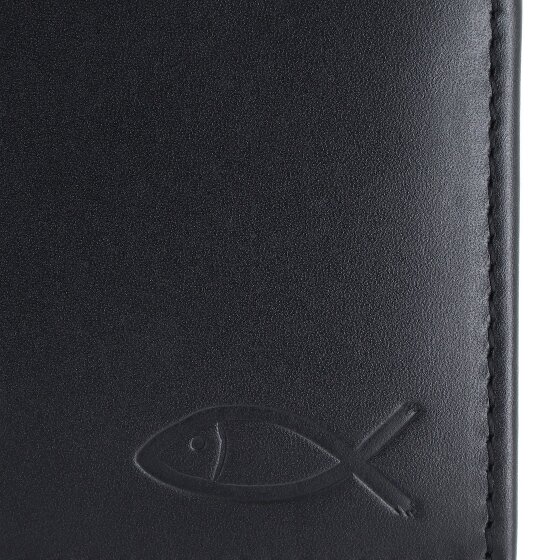 oxmox Leather Geldbörse RFID Schutz Leder 12 cm