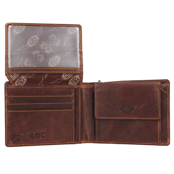 Greenburry Racing Collection Phoenix Geldbörse RFID Leder 12 cm