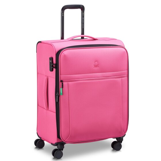 Delsey Paris x United Colors of Benetton BE 4-Rollen Trolley 65 cm mit Dehnfalte