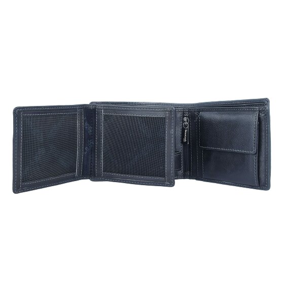 Greenland Nature Black Nappa Geldbörse RFID Leder 12 cm
