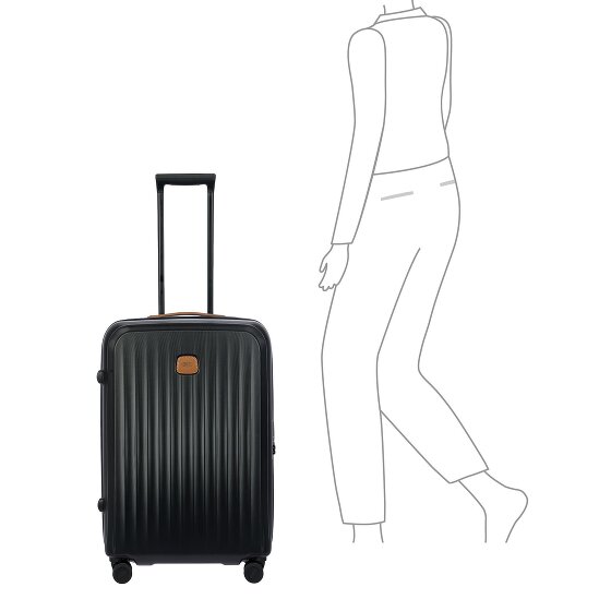 Bric's Taormina 4 Rollen Trolley M 69 cm mit Dehnfalte
