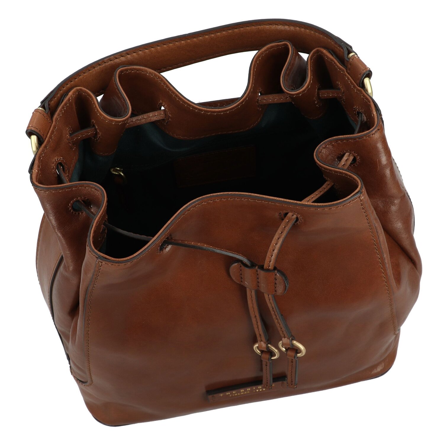 The Bridge Fiammetta Beuteltasche Leder 26 cm marrone bei welovebags