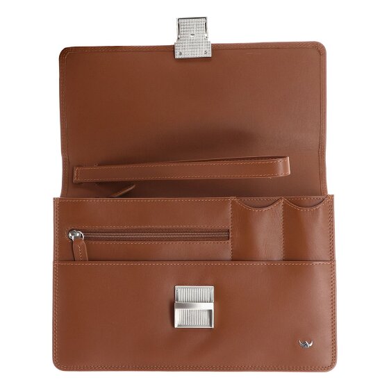 Golden Head Polo Herrentasche Handgelenktasche Leder 23 cm