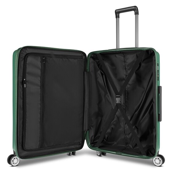 Bric's Cervia 2.0 4 Rollen Kabinentrolley 77 cm Laptopfach mit Dehnfalte