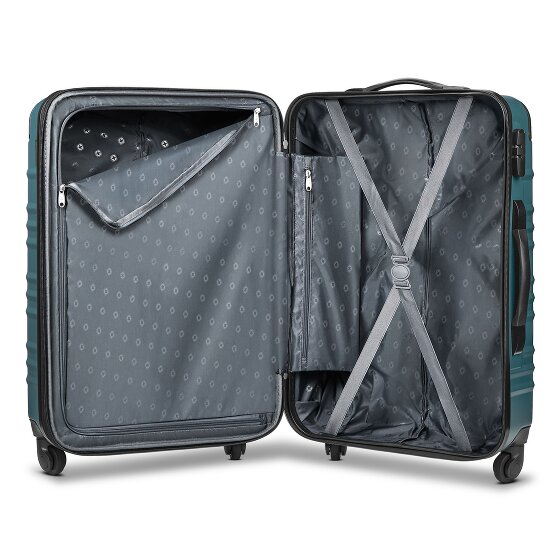 Wenger Amplar Evo 4 Rollen Trolley M 65 cm mit Dehnfalte