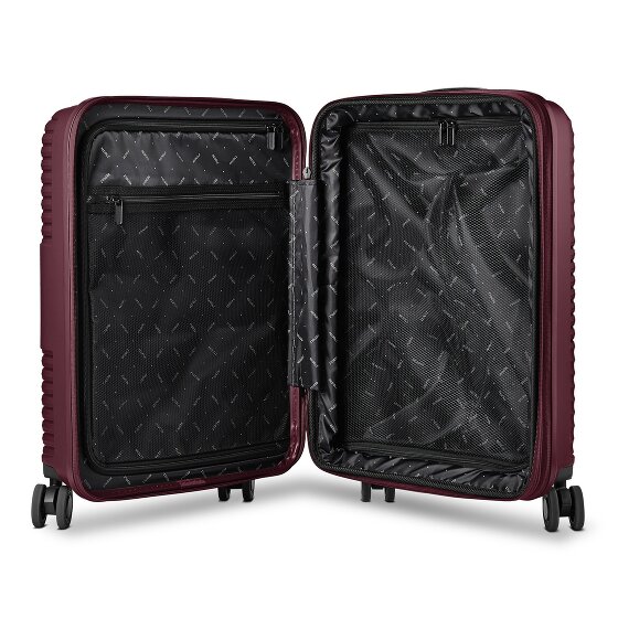 Redolz Essentials 17 2.0 4 Rollen Kabinentrolley 55 cm Laptopfach mit Dehnfalte