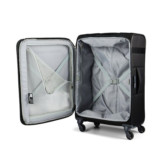 Samsonite Citybeat 4 Rollen Trolley 66 cm mit Dehnfalte