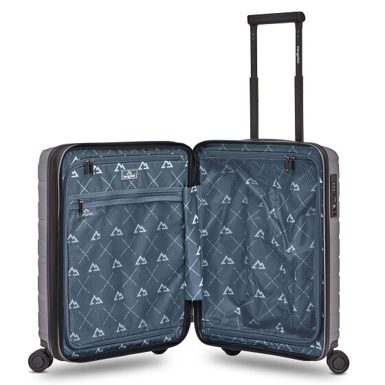 Bergpfeil Travel 4-Rollen Kabinentrolley S 55 cm mit Dehnfalte