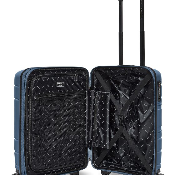 Redolz Essentials 11 4 Rollen Kabinentrolley 55 cm mit Dehnfalte