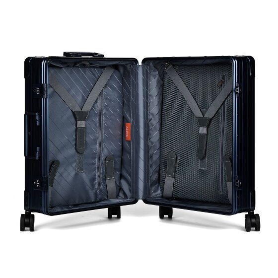 Aleon Traveler Domestic 4-Rollen Kabinentrolley Aluminium 55 cm
