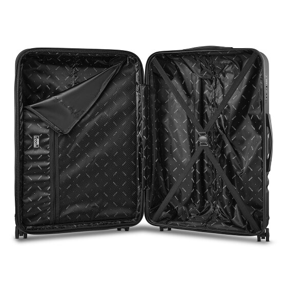 Redolz Pro ABS 4 Rollen Trolley 74 cm mit Dehnfalte