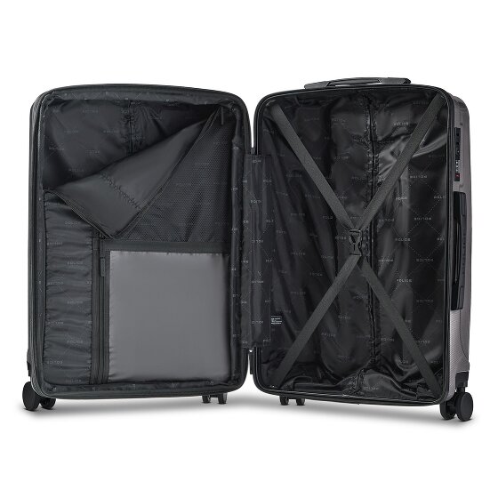 Police New York 4 Rollen Trolley M 62 cm mit Dehnfalte