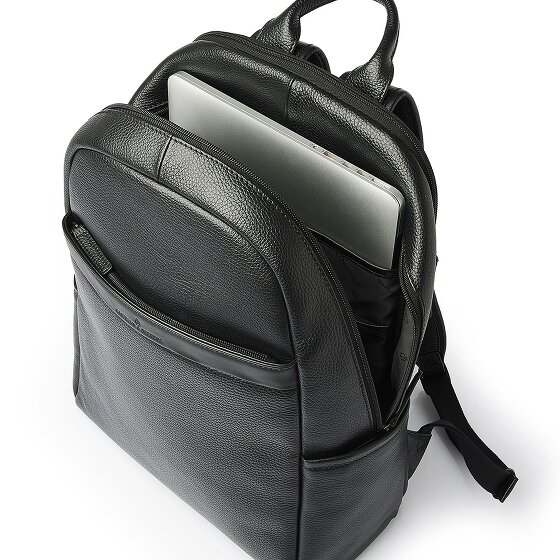 Castelijn & Beerens Lou Daypack RFID Schutz Leder 43 cm Laptopfach
