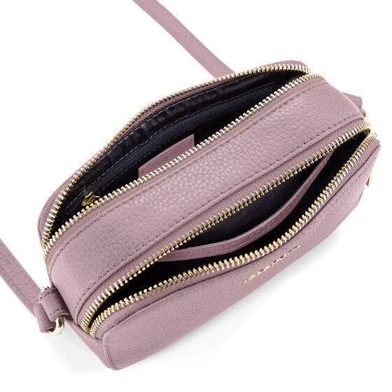 Lazarotti Bologna Leather Umhängetasche Leder Small Double-Zip 18 cm