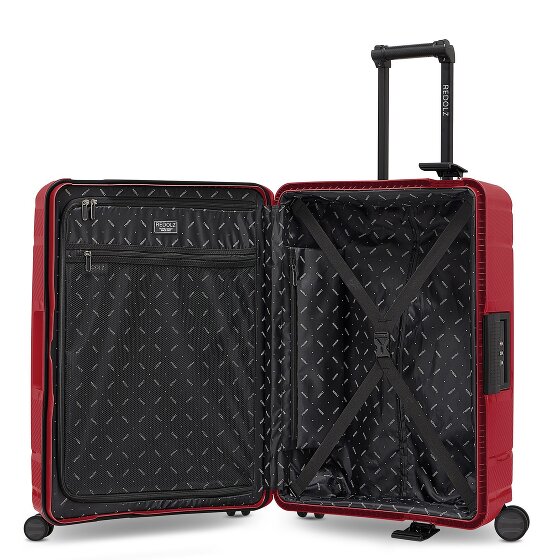 Redolz Essentials 15 4-Rollen Trolley 65 cm mit Dreipunkt-Verschluss