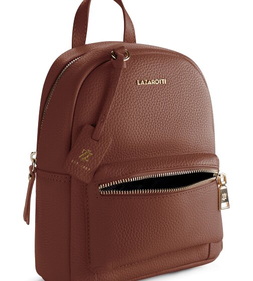 Lazarotti Bologna Leather City Rucksack Leder 27 cm