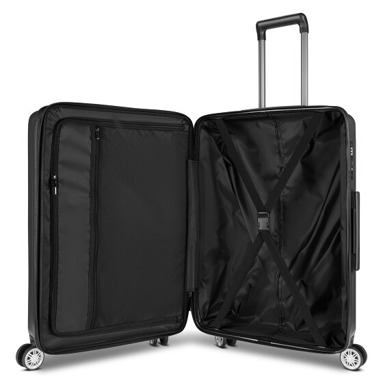 Bric's Cervia 2.0 4 Rollen Kabinentrolley 77 cm Laptopfach mit Dehnfalte