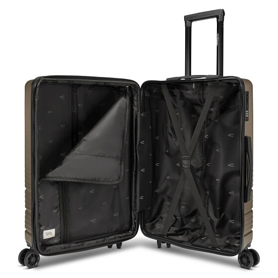 camel active Hanoi 4 Rollen Kofferset 3-teilig mit Dehnfalte