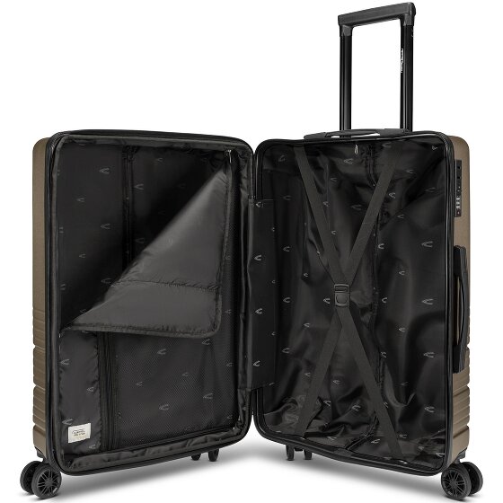 camel active Hanoi 4 Rollen Kofferset 3-teilig mit Dehnfalte