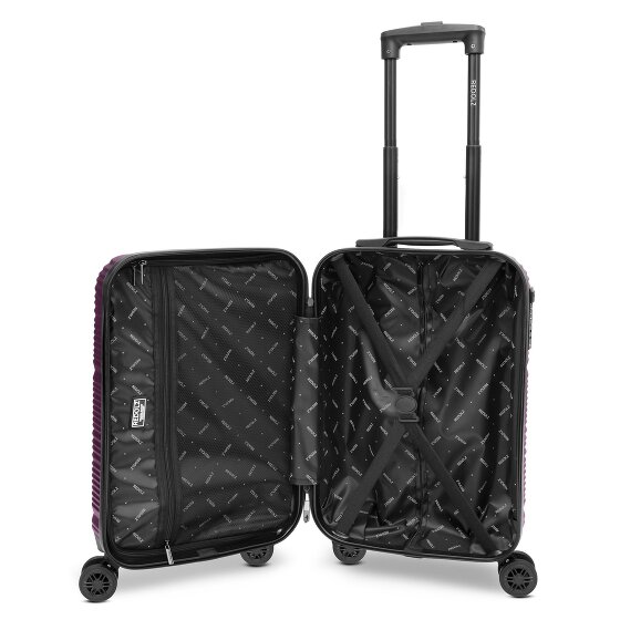 Redolz Essentials 16 CABIN 4-Rollen Kabinentrolley 55 cm slim