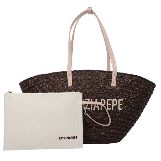 Patrizia Pepe Summer Straw Shopper Tasche 51 cm