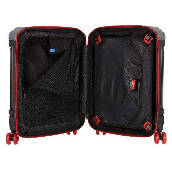 Piquadro Piquadro x Ducati 4 Rollen Kabinentrolley 55 cm