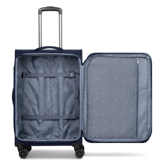 bugatti Valencia Soft 4 Rollen Kofferset 3-teilig mit Dehnfalte