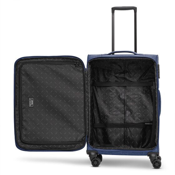 Redolz Essentials 12 THREE SET 4 Rollen Kofferset 3-teilig mit Dehnfalte