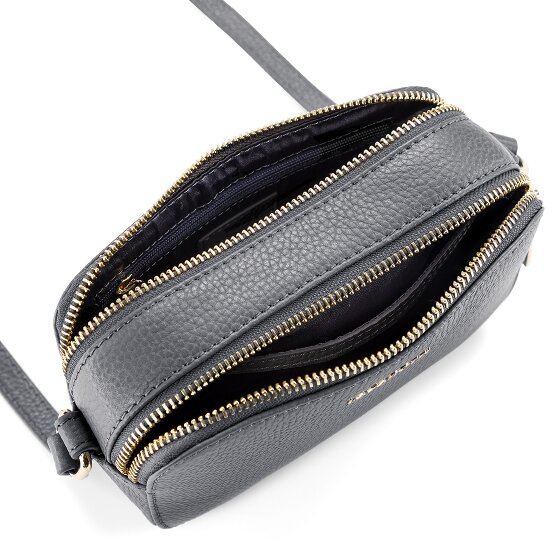 Lazarotti Bologna Leather Umhängetasche Leder Small Double-Zip 18 cm