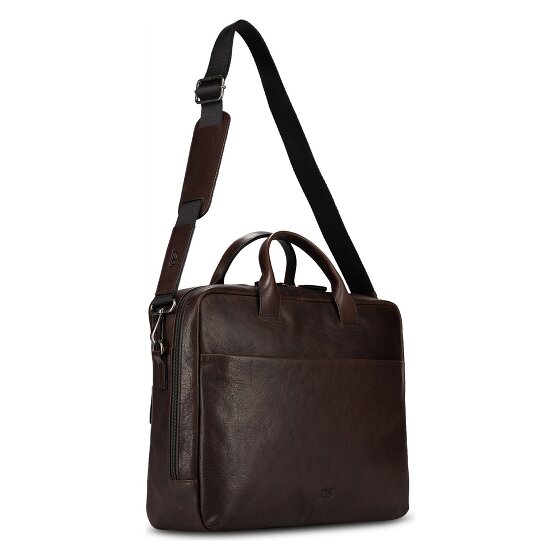 Jost Glasgow Aktentasche Leder 40 cm Laptopfach