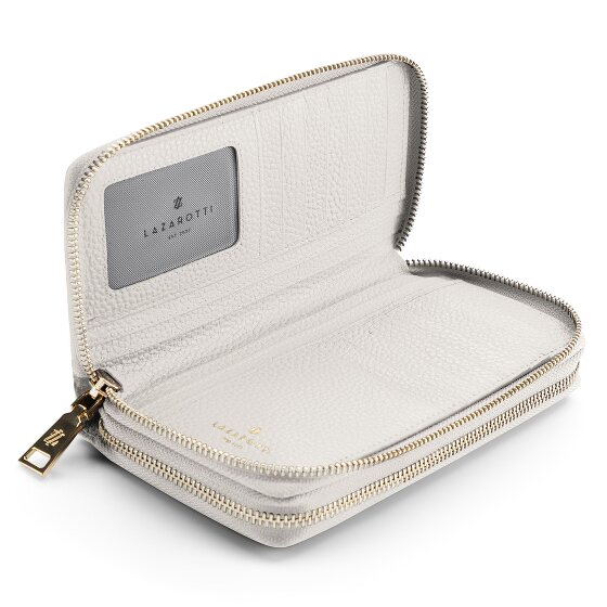 Lazarotti Bologna Leather XL Double Zip-Around Geldbörse RFID Leder 20 cm