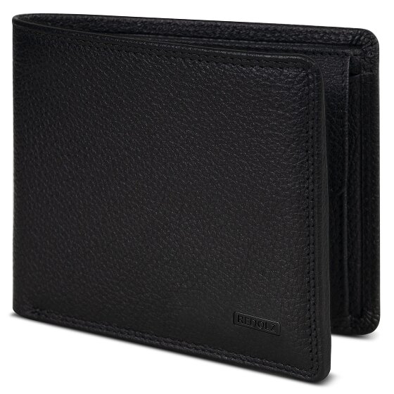 Redolz Leather Essentials QF Geldbörse RFID Leder 11,5 cm