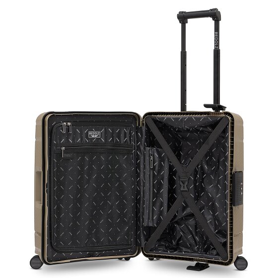 Redolz Essentials 15 4-Rollen Kabinentrolley 55 cm mit Dreipunkt-Verschluss
