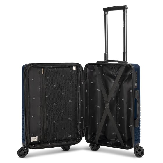 camel active Hanoi 4 Rollen Kabinentrolley S 55 cm mit Dehnfalte